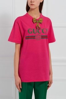 Хлопковая футболка Gucci