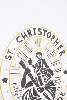 Хлопковая футболка Christopher Kane