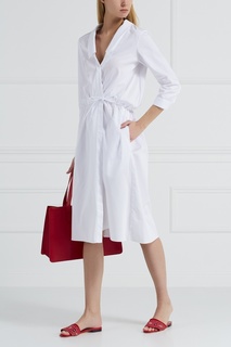 Хлопковое платье Jil Sander Navy