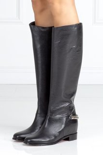 Кожаные сапоги Cate Boot Flat Christian Louboutin