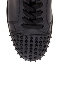 Кожаные кеды Louis Junior Spikes Flat Christian Louboutin