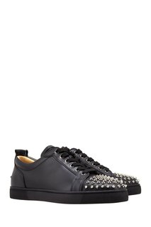 Кожаные кеды Louis Junior Spikes Flat Christian Louboutin