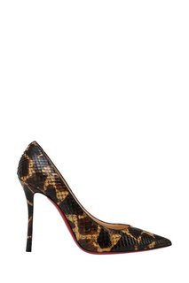 Туфли из кожи питона Decoltish 100 Christian Louboutin