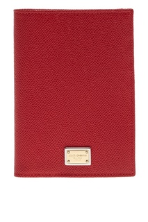Кожаная обложка для паспорта Dolce&Gabbana