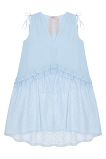 Платье из хлопка и шелка No21