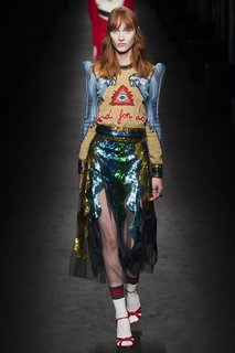 Юбка с пайетками Gucci