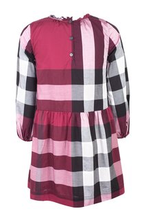 Хлопковое платье Burberry Children