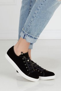 Бархатные кеды Purrrfect Sneakers Charlotte Olympia