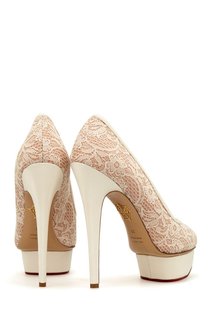 Кружевные туфли Polly Charlotte Olympia