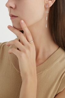 Серебряное кольцо с белой эмалью Avgvst by Natalia Bryantseva