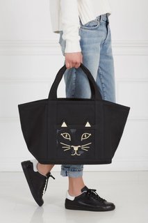 Хлопковая сумка Feline Ami Charlotte Olympia