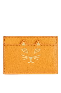 Кожаная визитница Feline Card Holder Charlotte Olympia