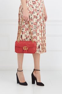 Кожаная сумка GG Marmont Gucci
