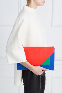 Кожаный клатч Pierre Balmain Vintage