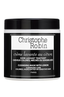 Очищающая лимонная крем-маска для волос и кожи головы Cleansing Mask With Lemon, 500ml Christophe Robin