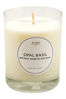 Ароматическая свеча Opal Basil, 312гр. Kobo Candles