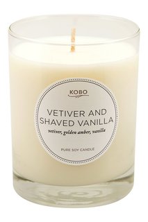 Ароматическая свеча Vetiver And Shaved Vanilla, 312гр. Kobo Candles