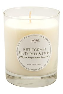 Ароматическая свеча Petitgrain Zesty Peel & Stem, 312гр. Kobo Candles
