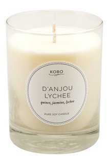 Ароматическая свеча D’Anjou Lychee, 312гр. Kobo Candles