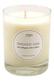 Ароматическая свеча Smoked Oak, 312гр. Kobo Candles