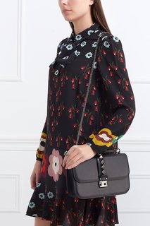 Кожаная сумка Lock Valentino