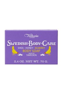 Мыло для тела Shea-Honung-Blabar «Черника» 70gr Victoria Soap