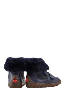 Кожаные полусапоги Woody Velcro Pom Dapi