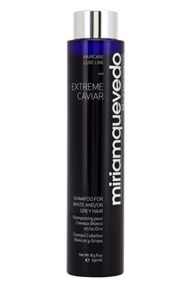 Шампунь для светлых или седых волос с экстрактом черной икры Extreme Caviar For White & Grey Hair, 250ml Miriamquevedo