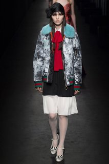 Куртка Gucci Ghost с мехом норки