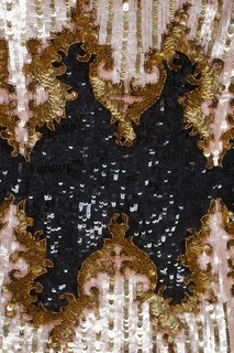 Платье с пайетками Balmain
