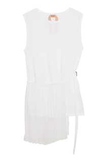 Платье из хлопка и шелка No21