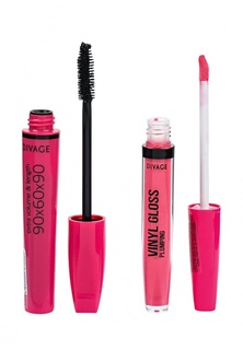 Набор Divage № 59 тушь для ресниц 90х60х90 № 6101, блеск vinyl gloss № 3219
