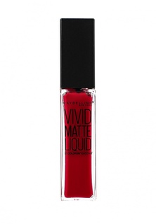 Помада Maybelline New York жидкая матовая Vivid Matte, оттенок 30 , Завораживающая фуксия, 7,7 мл