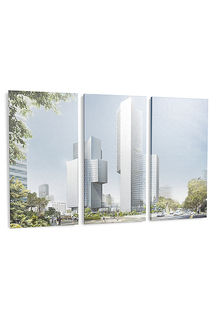 Панно "Современный город" Pannorama