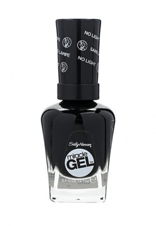 Лак Sally Hansen Для Ногтей Miracle Gel Тон 460 blacky o