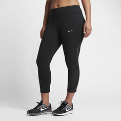 Женские укороченные тайтсы для бега Nike Power Epic Lux (большие размеры)