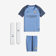Футбольный комплект для дошкольников 2016/17 Manchester City FC Stadium Home (3–8 лет) Nike