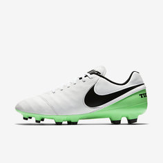 Футбольные бутсы для игры на твердом грунте Nike Tiempo Genio II Leather