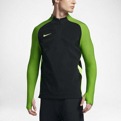 Мужская футболка для футбольного тренинга с длинным рукавом и молнией 1/4 Nike Strike Aeroswift