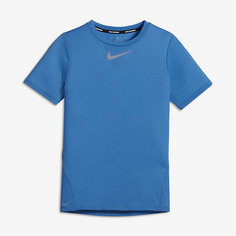Беговая футболка с коротким рукавом для мальчиков школьного возраста Nike Dry