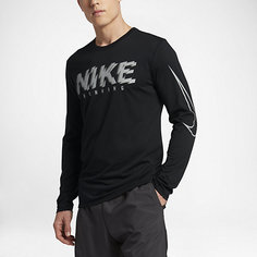 Мужская беговая футболка с длинным рукавом Nike Dry