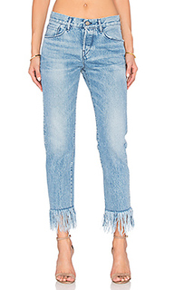 Укороченные джинсы straight fringe - 3x1