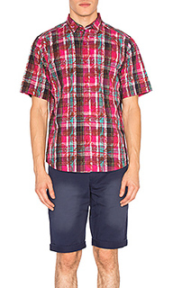 Рубашка в клеточку overlapped pattern - CLOT