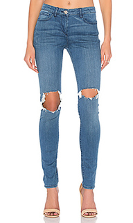 Состаренные облегающие джинсы - 3x1