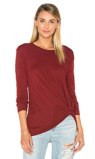 Топ из джерси с защипом и длинным рукавом - Stateside