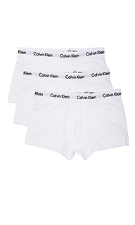 Набор из 3 стрейчевый хлопковых трусов низкой посадки - Calvin Klein Underwear