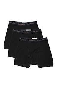Набор из 3 классических хлопковых трусов-боксеров - Calvin Klein Underwear