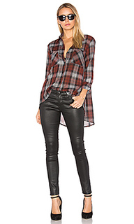 Рубашка с асимметричны подолом - Enza Costa