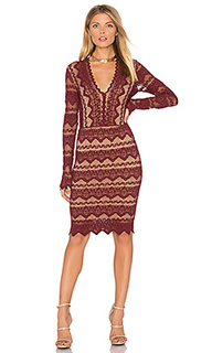 Кружевное платье с v-образным вырезом sierra - Nightcap