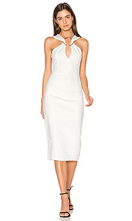 Платье с металлическим кольцом на глубоком вырезе - Lavish Alice